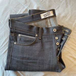Naked and Famous Raw Selvedge Denim
